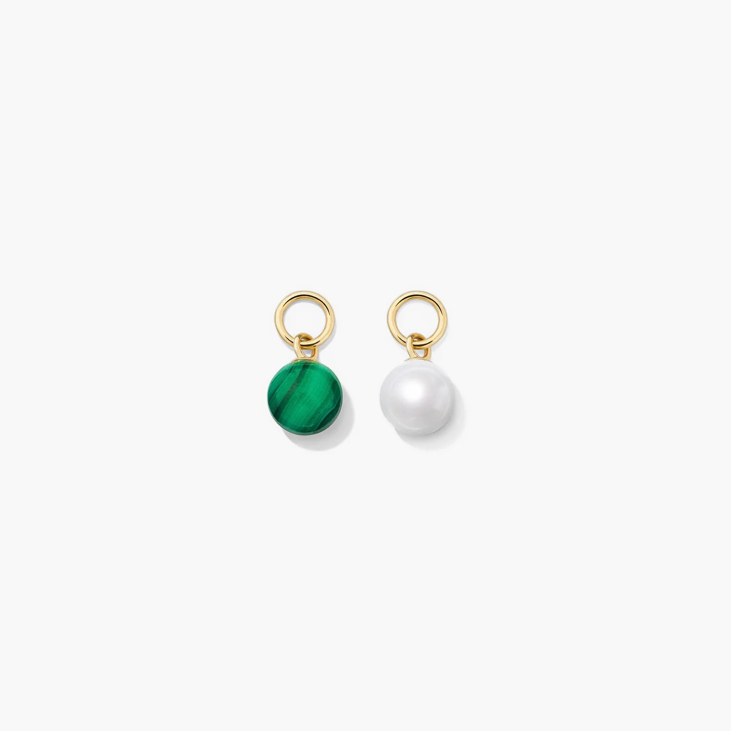 Single Pearl Hoop Charm - Image 4