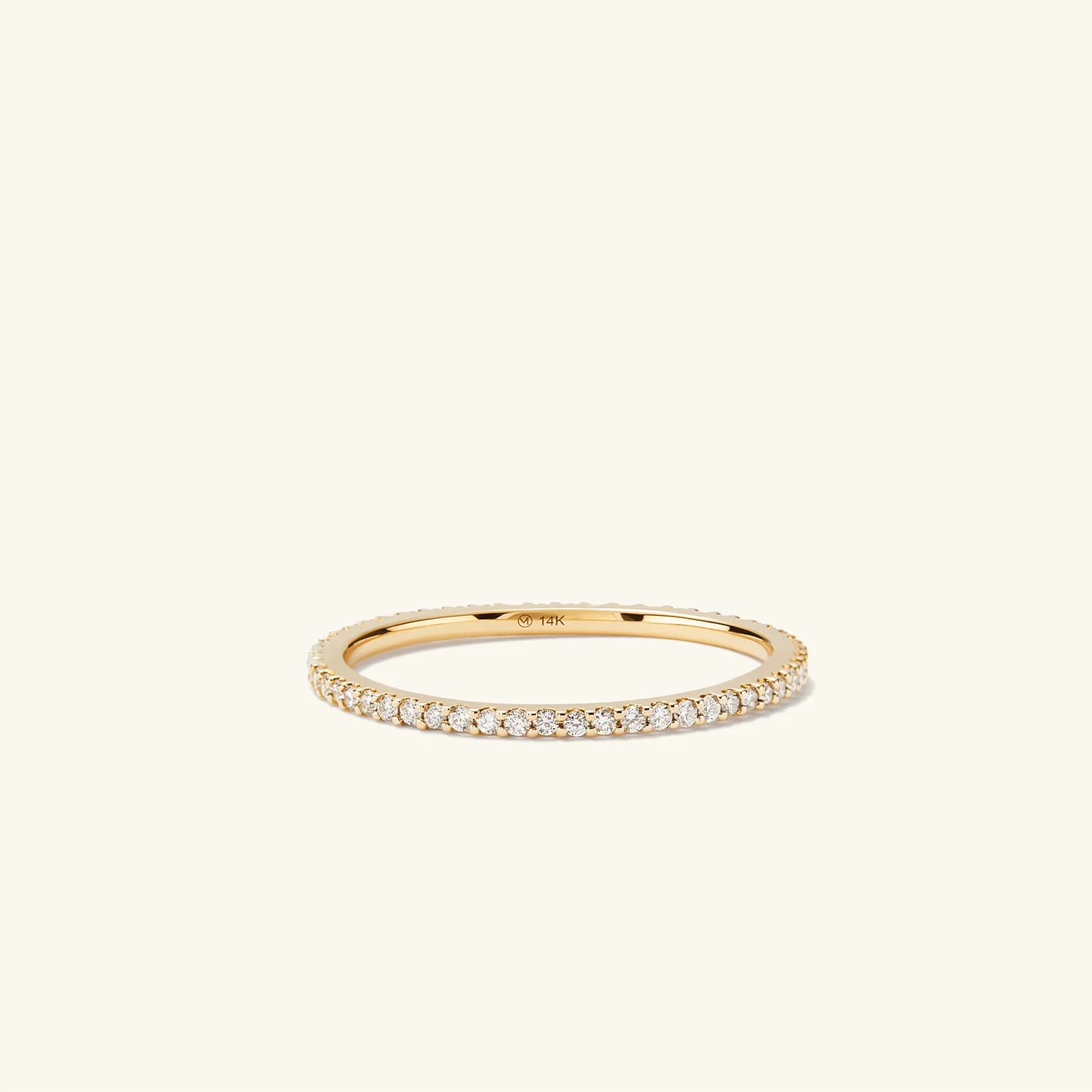 Slim Diamond Eternity Band - Image 2