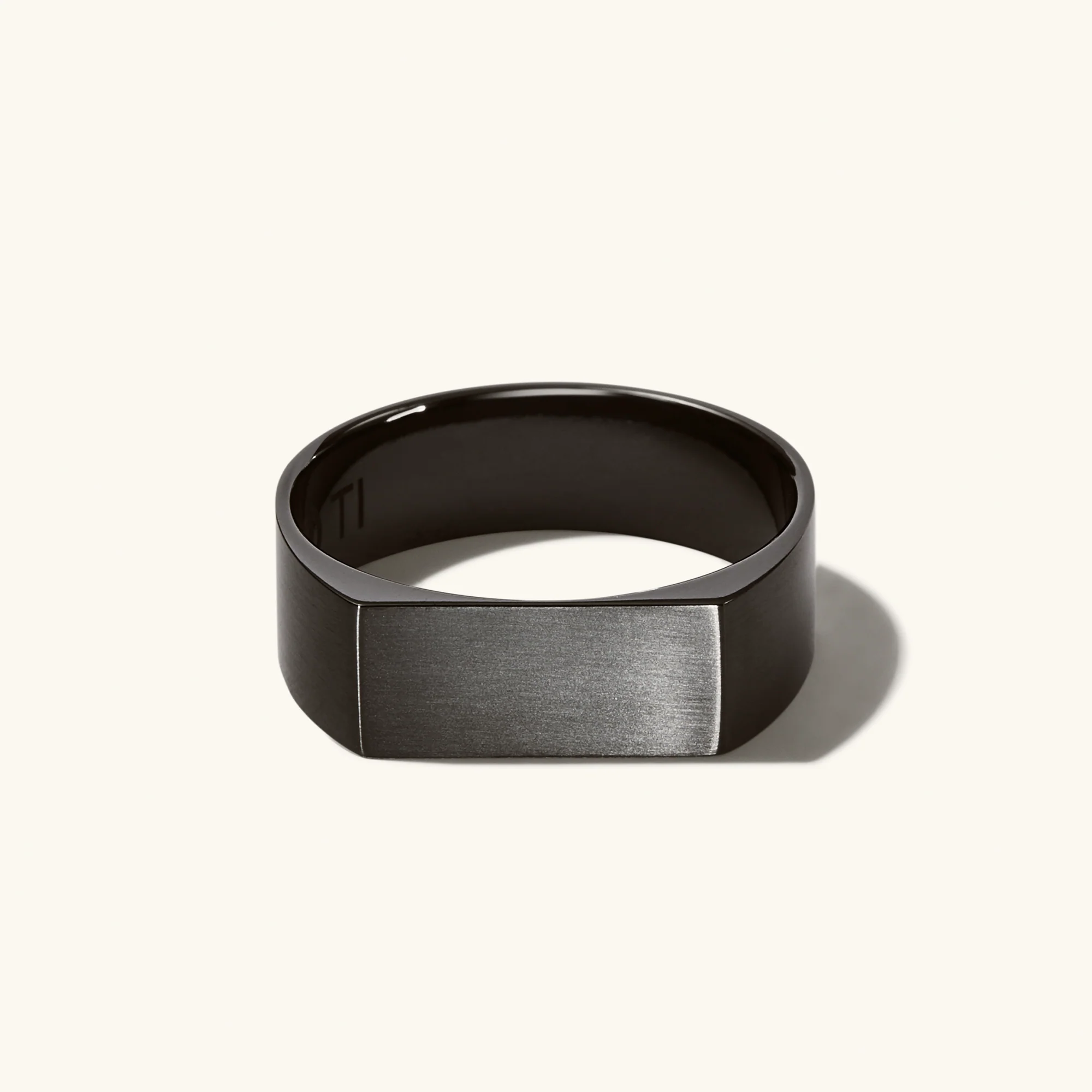 Slim Rectangular Signet Ring - Image 20