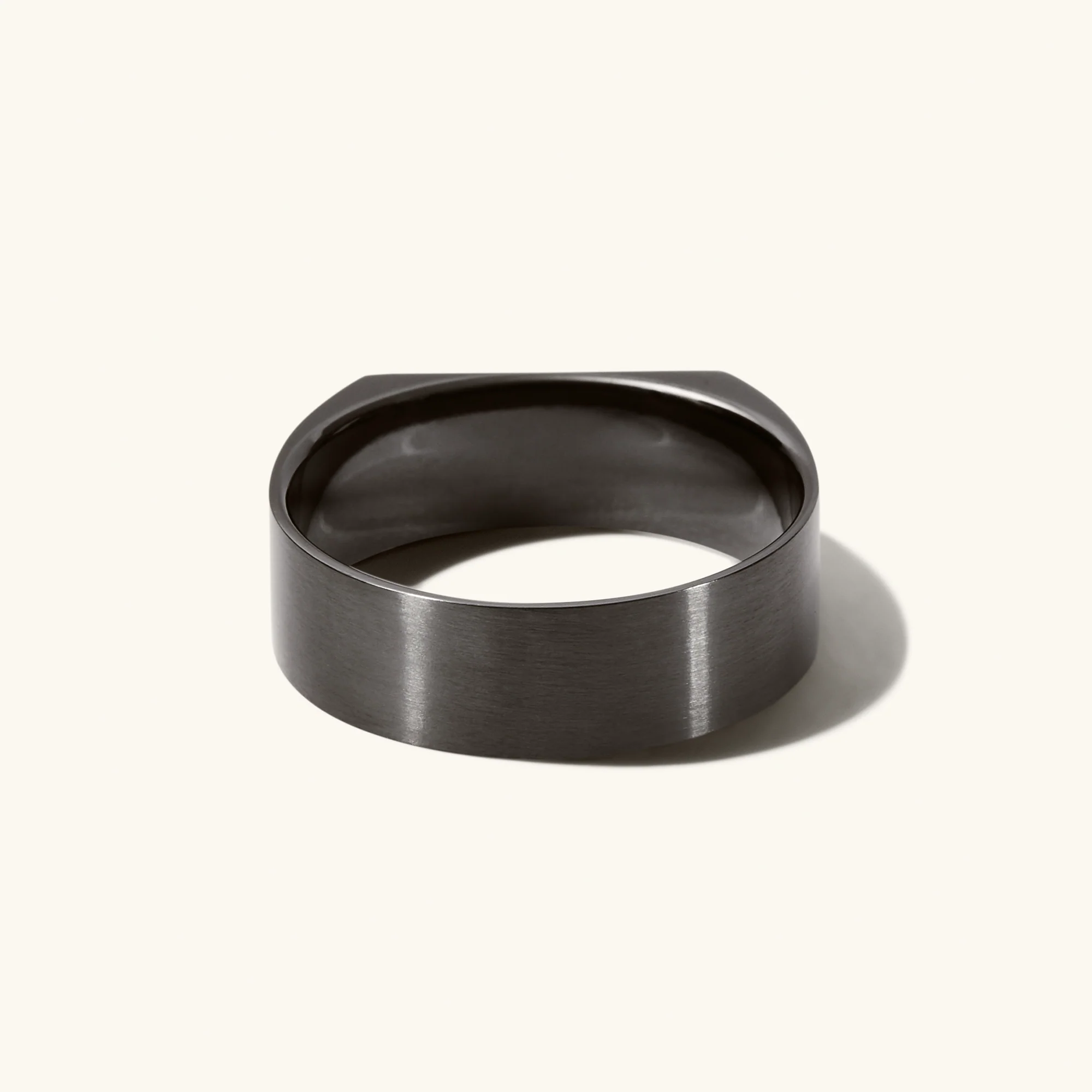 Slim Rectangular Signet Ring - Image 22