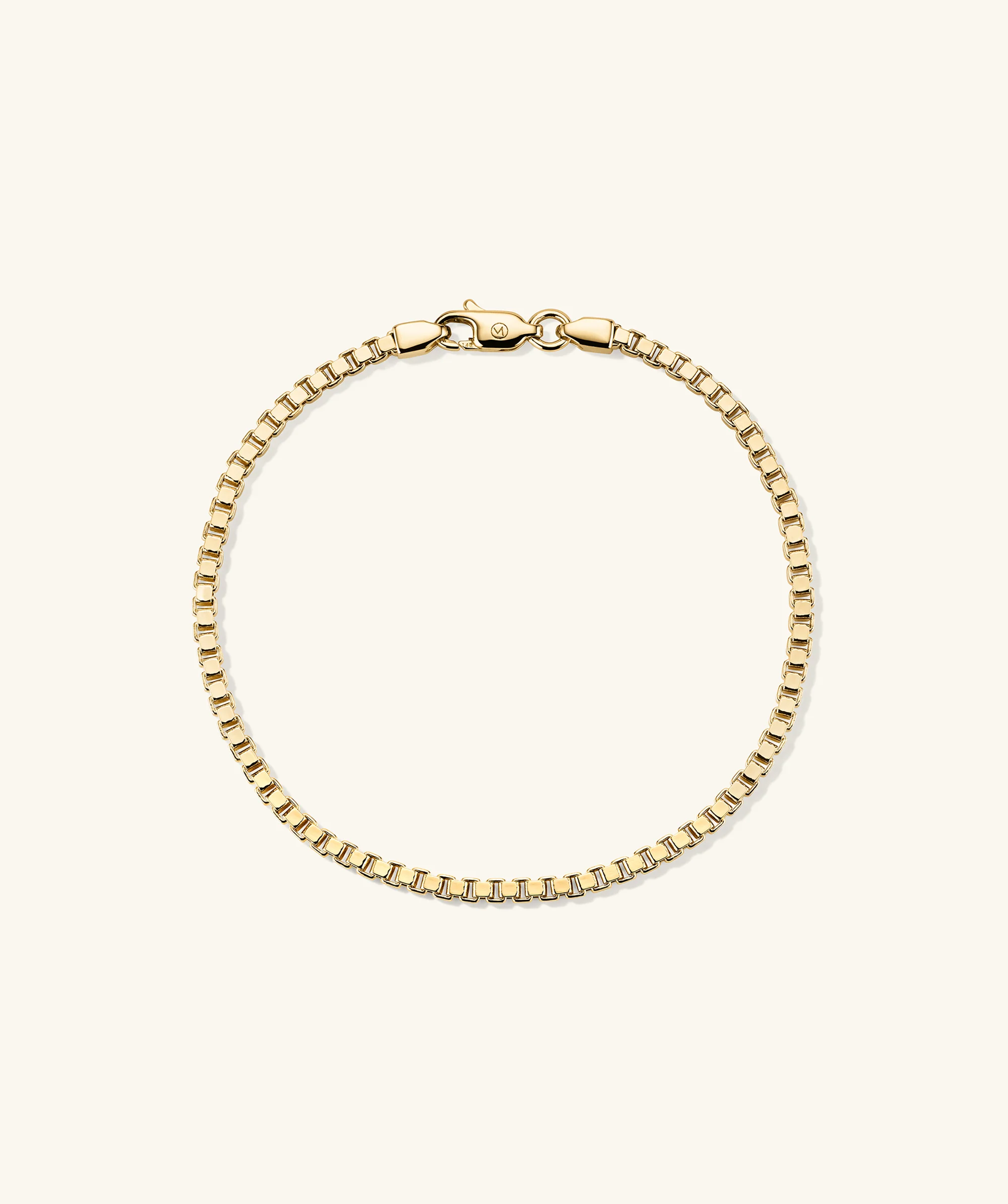 Square Box Chain Bracelet - Image 2