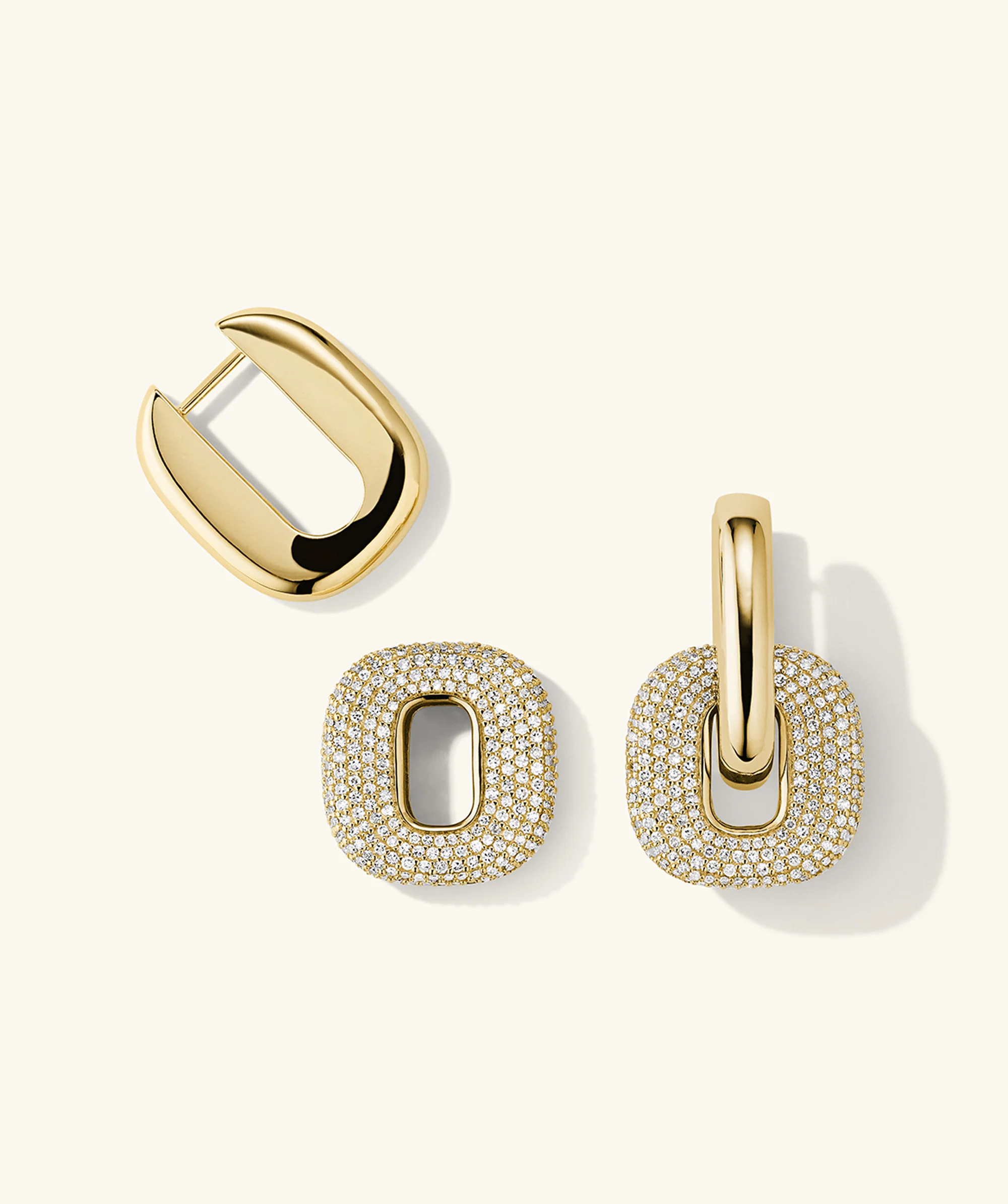 Pavé Diamond Stevie Hoops - Image 2