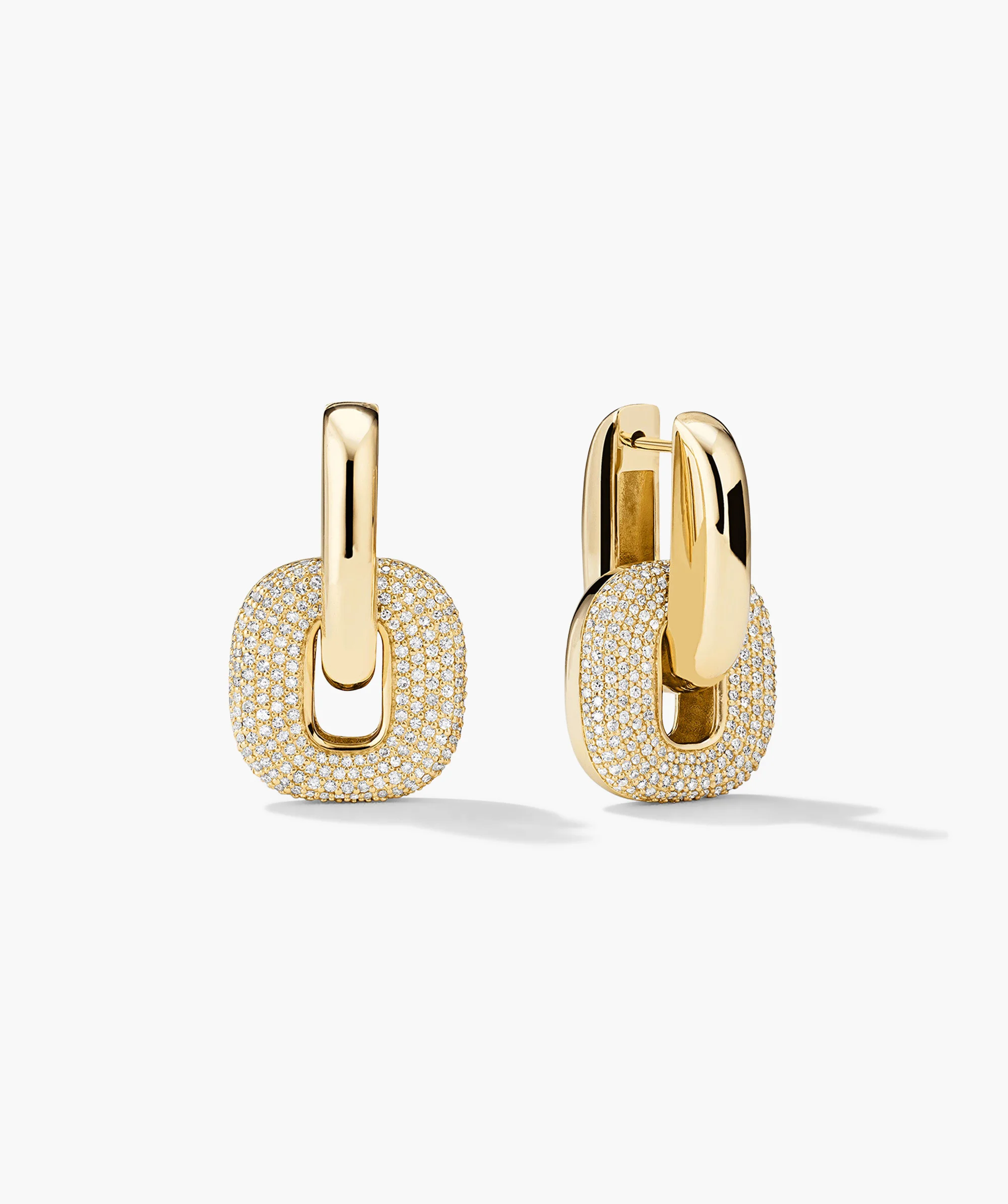 Pavé Diamond Stevie Hoops - Image 4