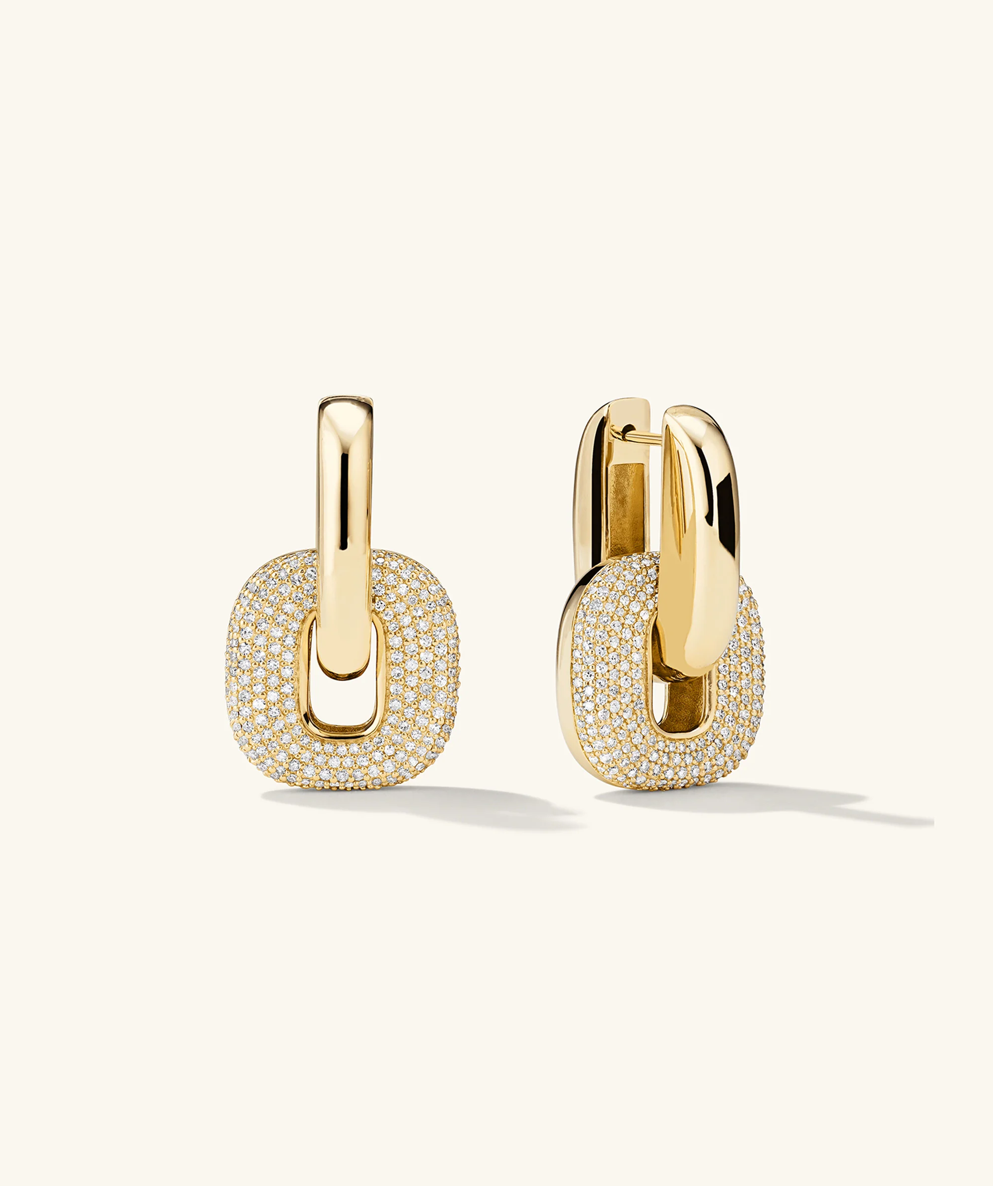 Pavé Diamond Stevie Hoops - Image 5