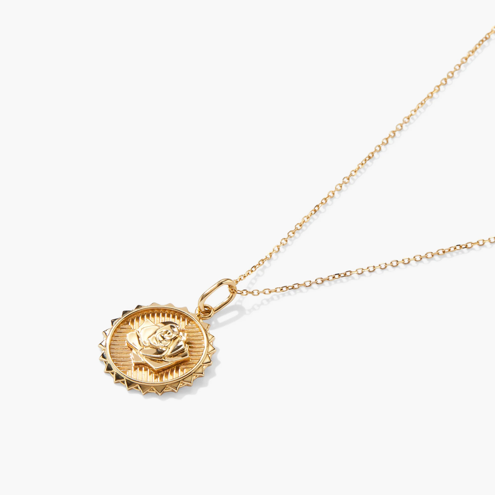 Strength: Rose Coin Charm Pendant - Image 5