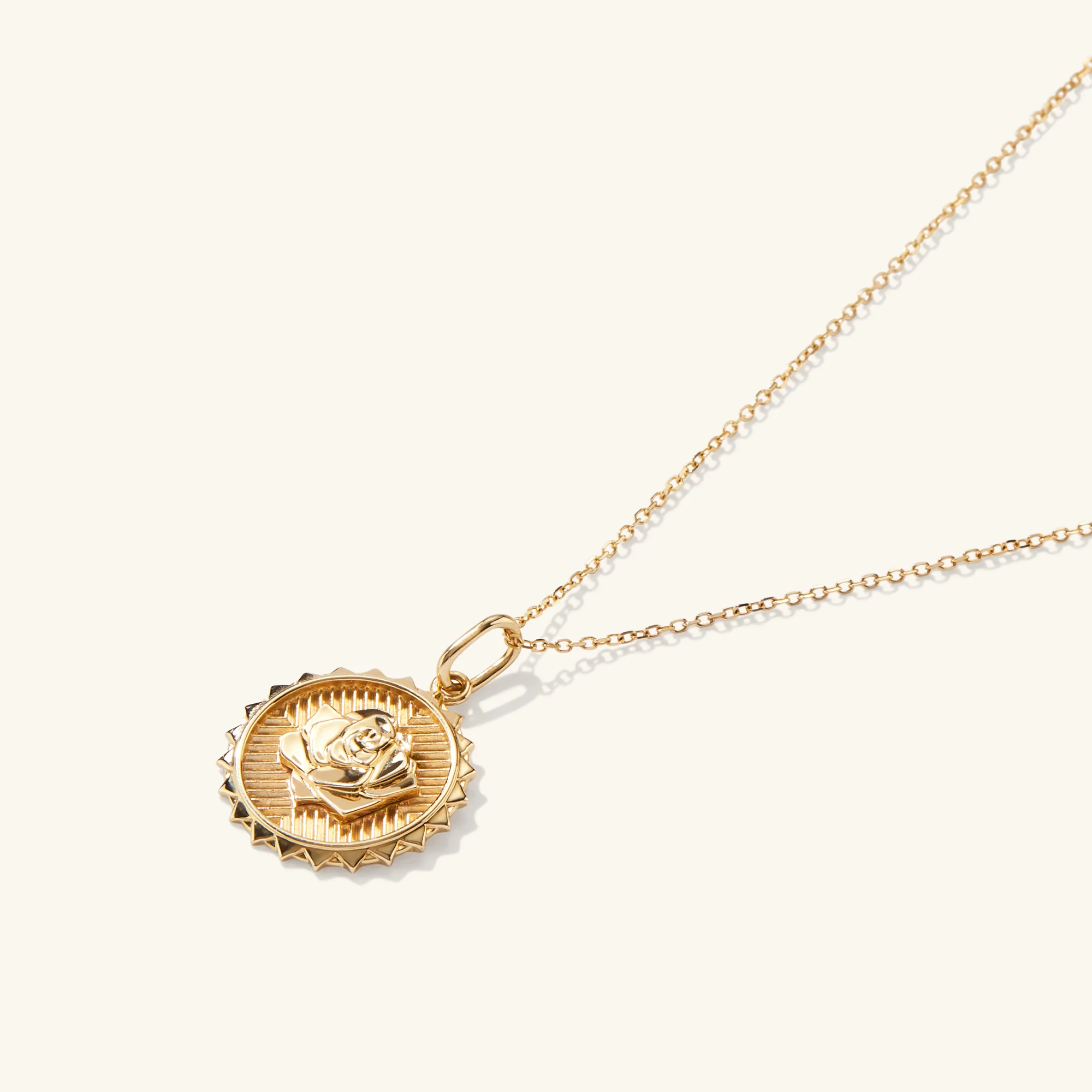 Strength: Rose Coin Charm Pendant - Image 7