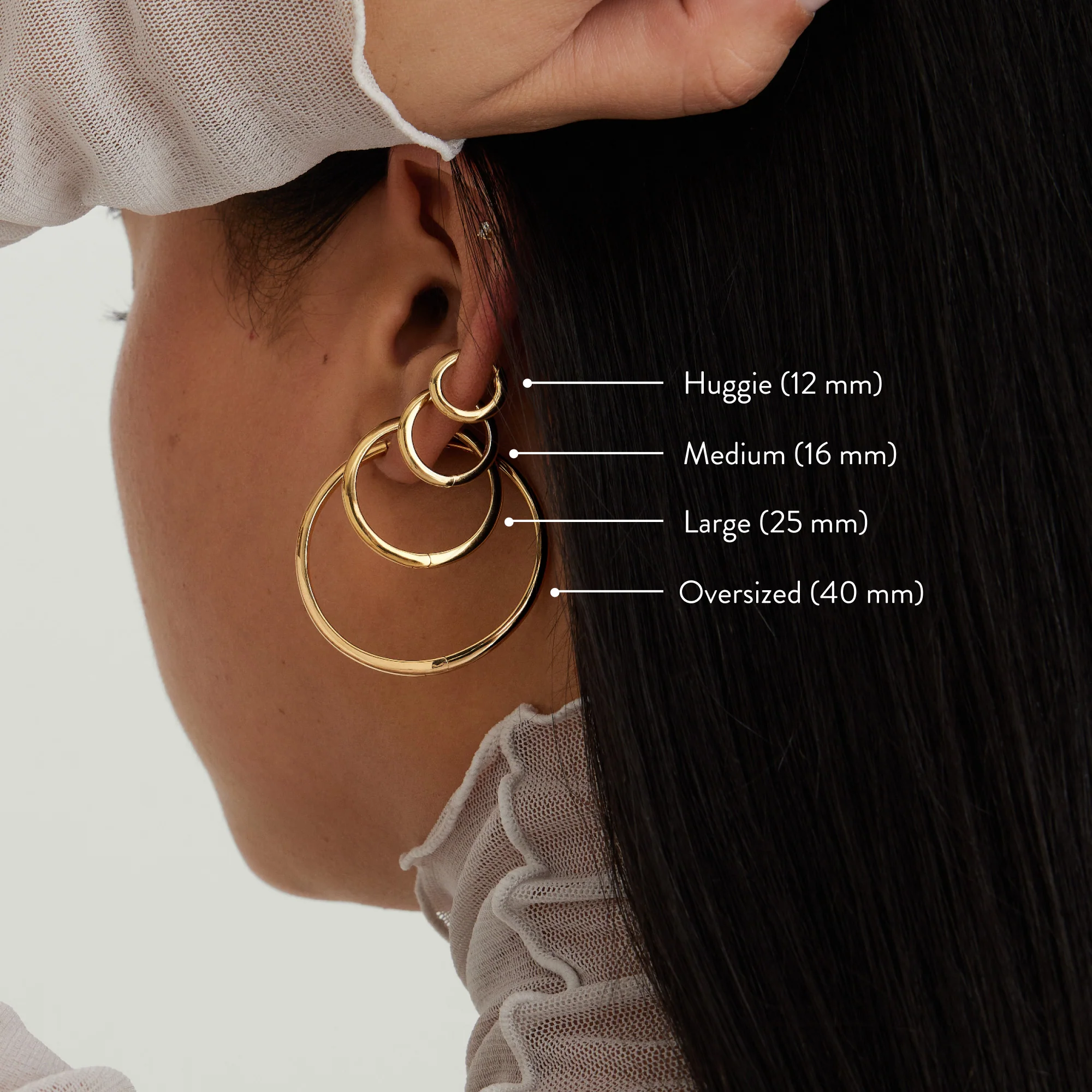 Tube Huggie Hoops - Image 9
